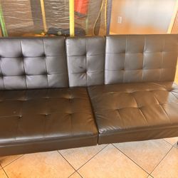 Leather Sofa Bed
