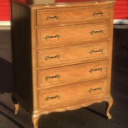 Antique Highboy Dresser - French Provincial 