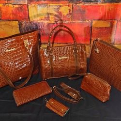 6 Piece Luxury Purse Set