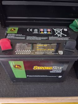 John deer lawnmower battery