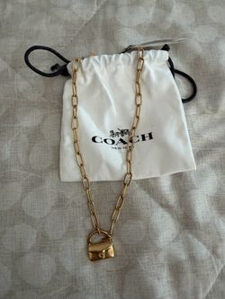 Coach Tabby necklace