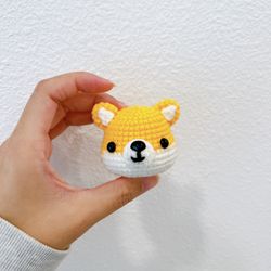 Crochet Corgi Doll keychain/Handmade Corgi Doggie Doll/Cute Dog Gift