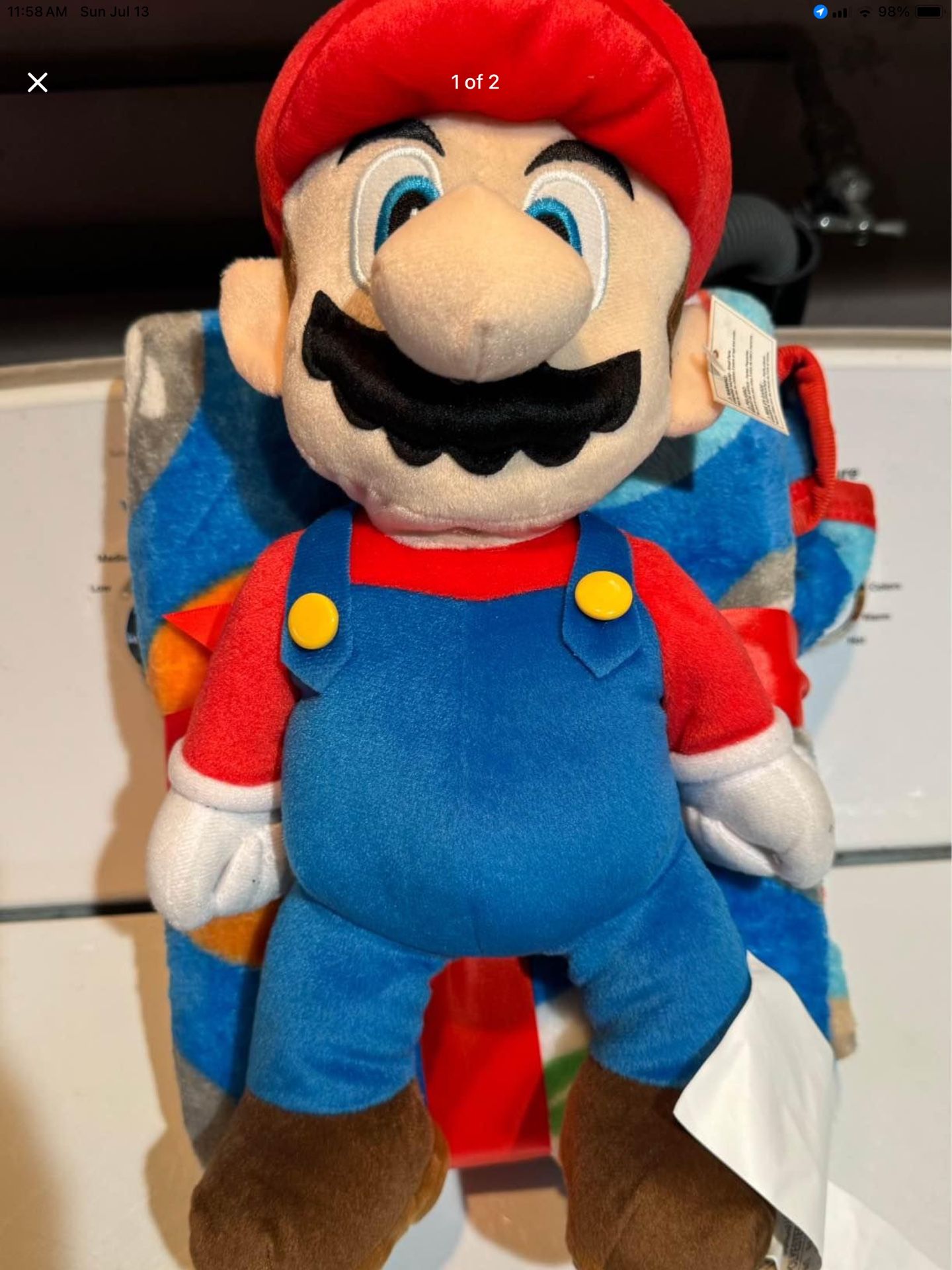New Super Mario Hugger & Throw Set
