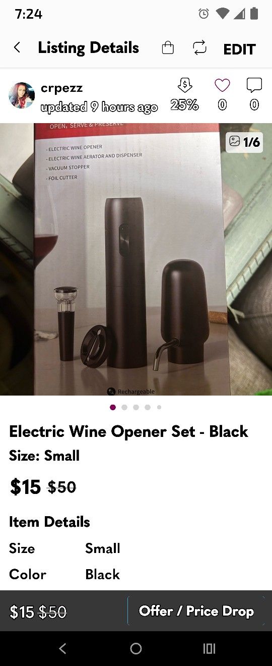 Electric Wine Set 
