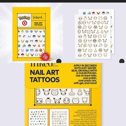 Pokemon x Target nail tattoo