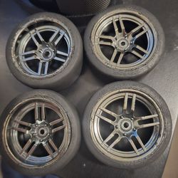 Traxxas staggered 1/10 Scale rc wheels 