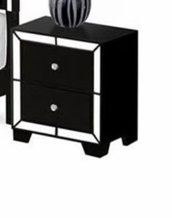 Black night stand