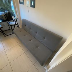 Gray Futon Sofa Bed
