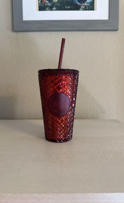 Starbucks Red Grande Cup Jeweled