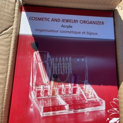 Acrylic cosmetic & jewelry organizer