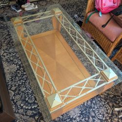Glass Top Coffee Table