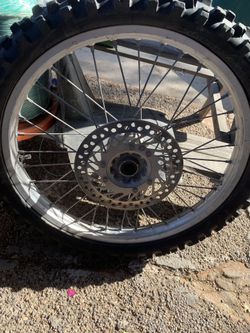 Honda cr 250 dirt bike rim & gard!!! Fits all 96 &06