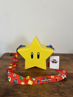 Super Nintendo World Mario Star Popcorn Bucket Universal Studios Lights Up