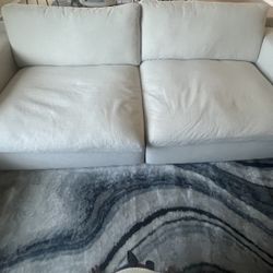 Large White Couches