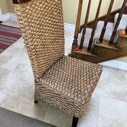 8 Seagrass Dining Chairs