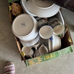 Whole Box Of Crockery 
