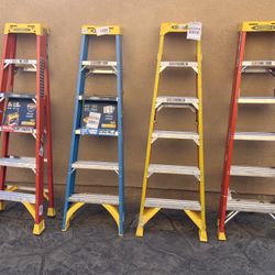 4 new 6 ft ladders asking $125 each heavy duty 