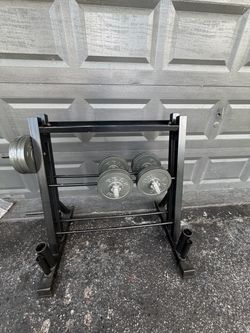 Weight Rack & Weights