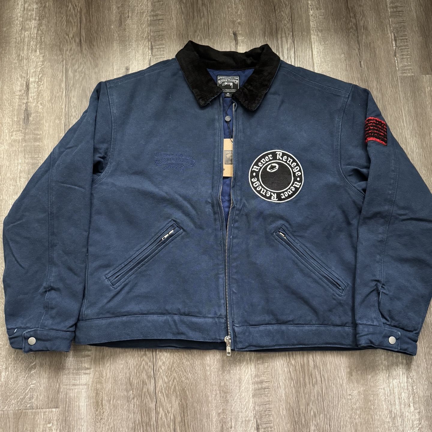 Denim Tears x Stussy Never Renege Canvas Work Jacket (large) for 