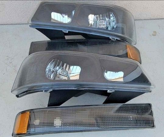 03-14 Chevrolet Express Gmc Savana 03-23 Express Savana Headlights Luces Micas Calaveras Faros Farol