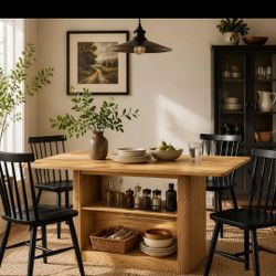Modern Table Desk Storage Dining Kitchen Craft
