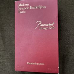 Baccarat Rouge 540: Madison Francis Kurkdjian Paris