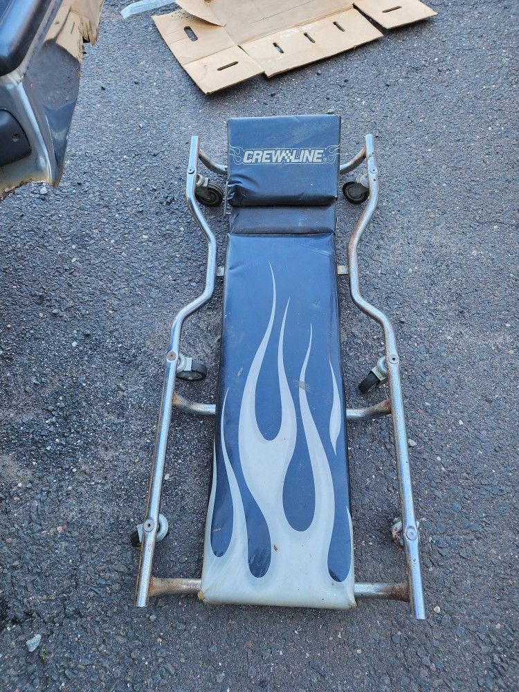 Very Heavy Duty Mechanic Creeper On Heavy Duty Wheel.