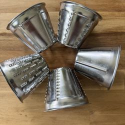SALAD MASTER KEEN KUTTER, Cone Head, Replacements, set of 5, VINTAGE