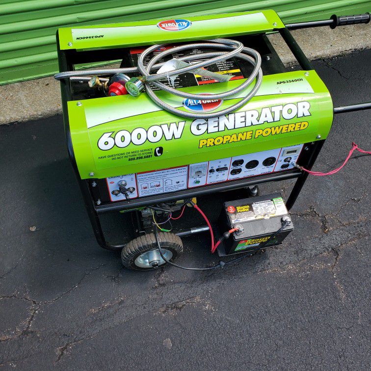 6000W Propane Generator 