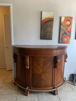 DEMILUNE POKER TABLE/BAR