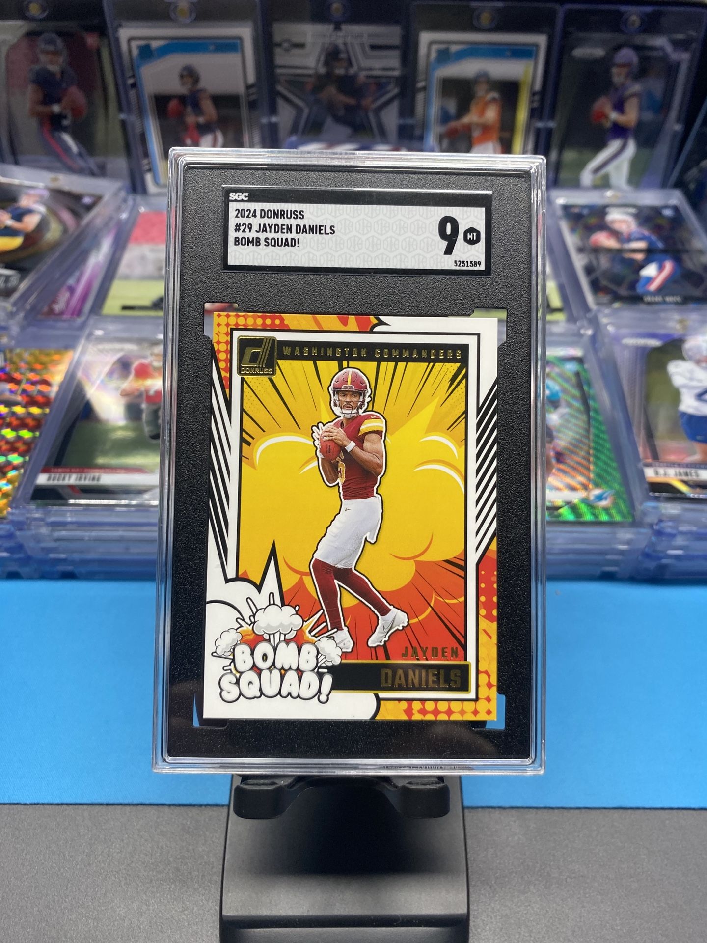 Jayden Daniels Bomb Squad Mint 9