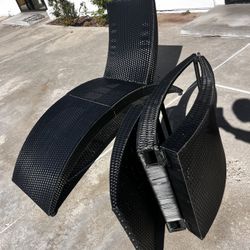 Pool Lounge Chairs Foldable X2