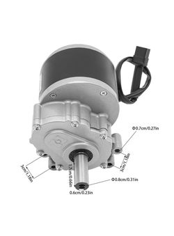 MY1016Z Electric Wheel Chair Brushed Gear Wheelchair DC Motor 250W 24V 75 RPM
