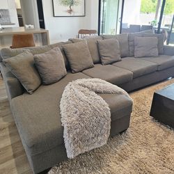 Modern Gray Sectional Sofa