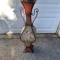 Light Weight Farmhouse Metal Tall Flowers Decorative Vase Handles 33”tall