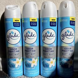 Glade air Freshener Spray 4 For $5