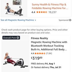 Fitness Reality Rowing Machine!!!!! 