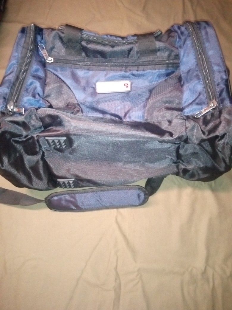 Swiss Tech Buffle Bag, Blue And Black Good Condition.
