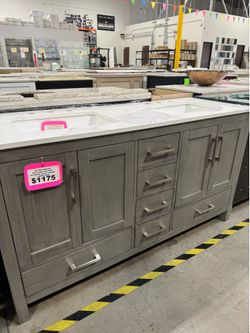 ¡SALE! 40 OFF% VANITY NEW MADISON GREY 60”