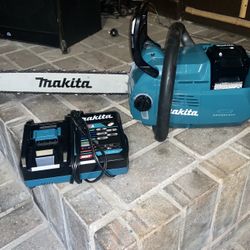 Makita  XJT Cordless Chainsaw, Battery & Charger