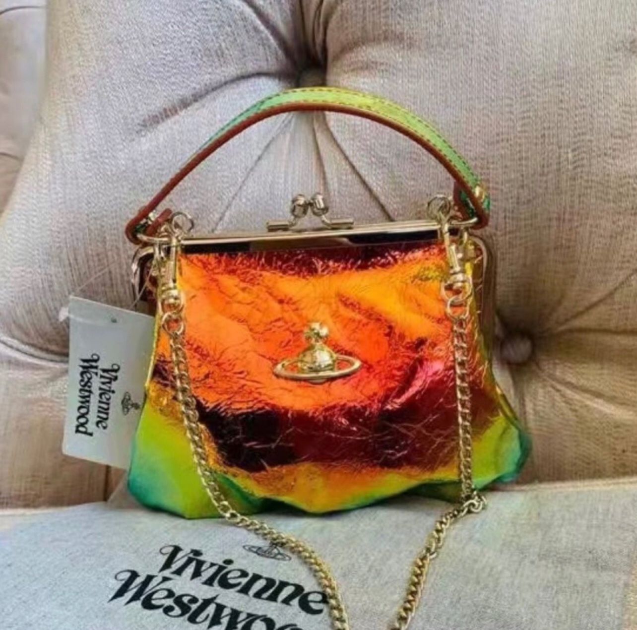 Vivienne Westwood Archive Orb Frame Purse DEADSTOCK