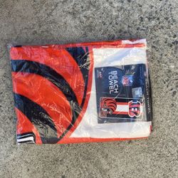 Bengals Beach Towel New