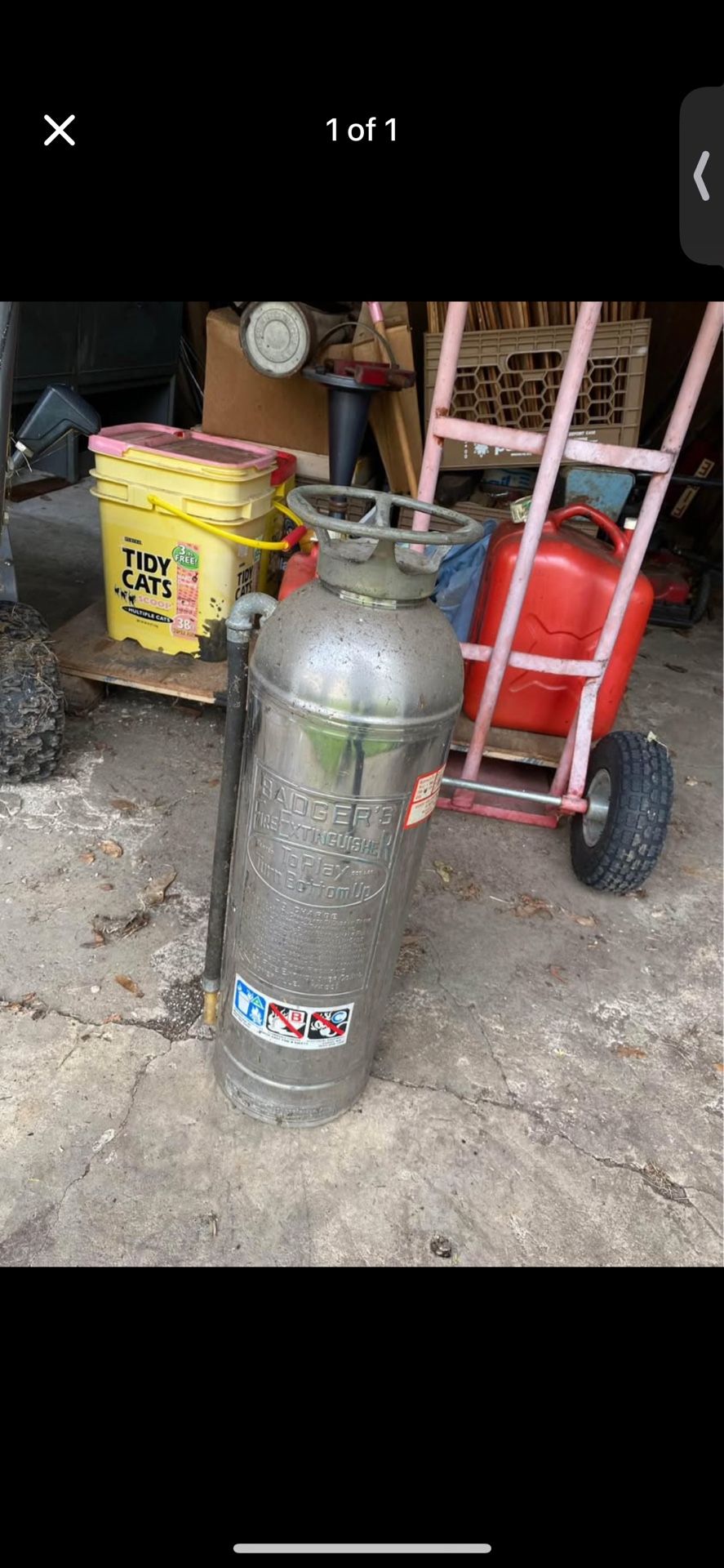Vintage Fire Extinguisher