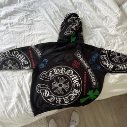 Chrome Hearts Stencil Hoodie 
