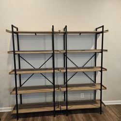 Industrial Style Bookshelves 