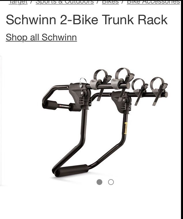 Bicycle trunk rack Schwinn