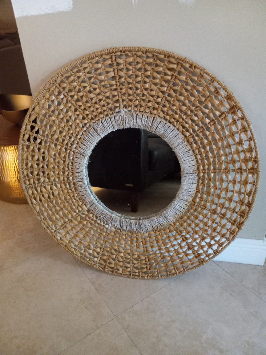 Boho Style Mirror 37 Inches