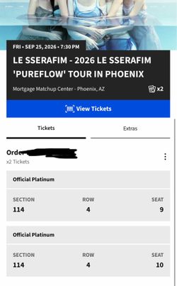 LE SSERAFIM Concert Tickets