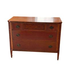 Vintage Mahogany 3-Drawer Dresser