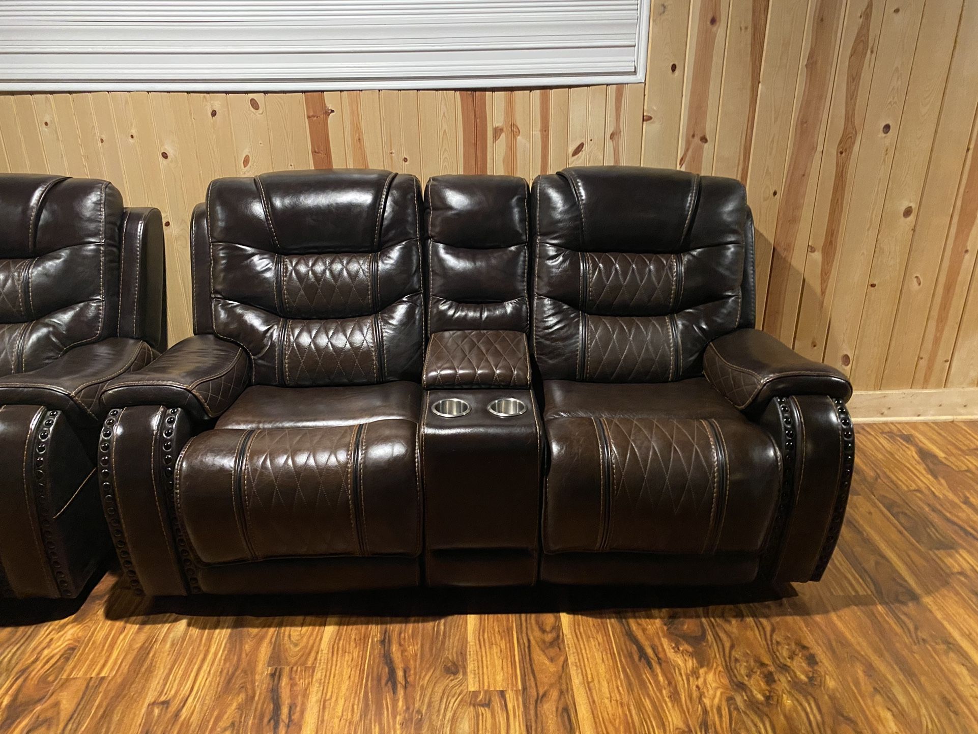 Leather Power Reclining Couches